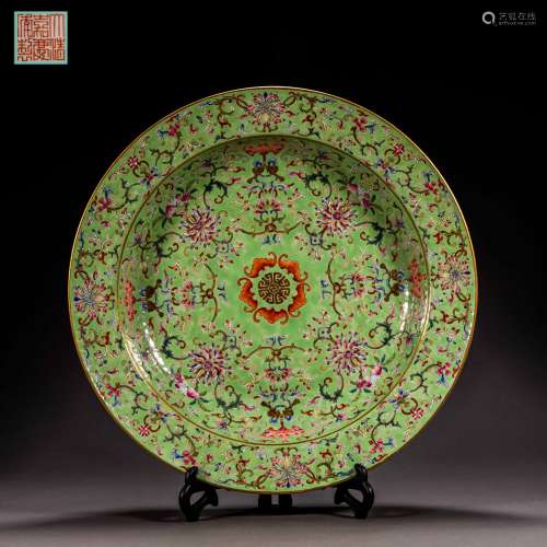 Qing Dynasty of China
Jiaqing style bucket color flower porc...