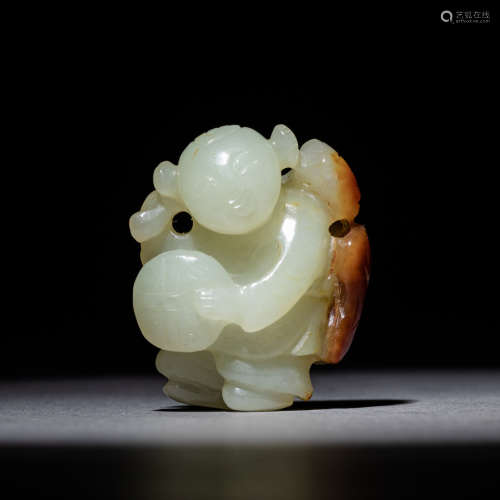 Qing Dynasty of China
Hetian jade boy