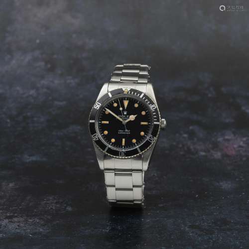 Rolex. A rare stainless steel manual wind bracelet watch