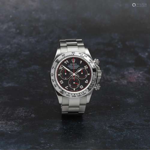 Rolex. A fine 18K white gold automatic chronograph bracelet ...