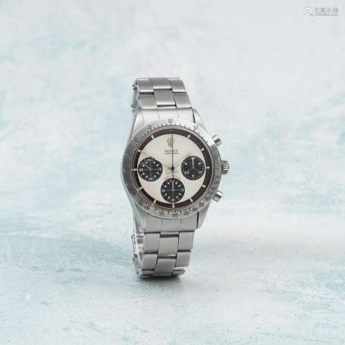 Rolex. A fine and rare stainless steel chronograph bracelet ...