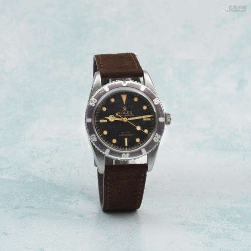 Rolex. A fine and rare stainless steel automatic wristwatch ...