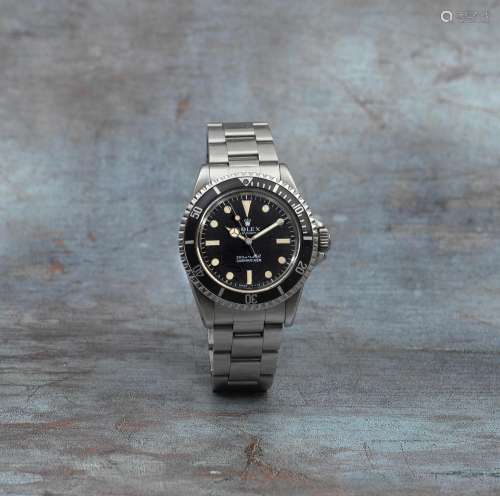 Rolex. A stainless steel automatic bracelet watch with metre...