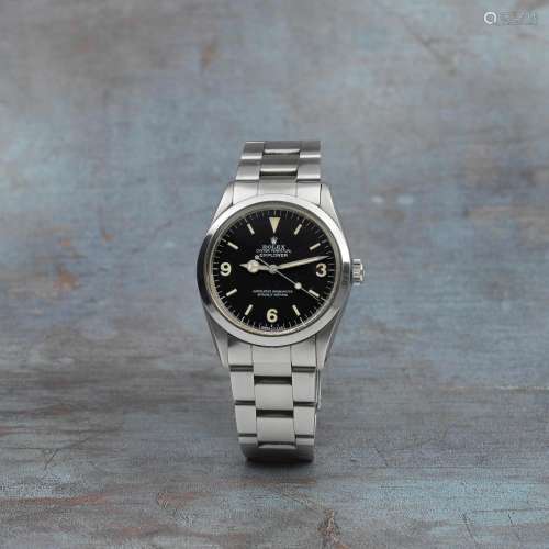 Rolex. A stainless steel automatic bracelet watch