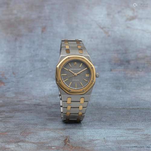 Audemars Piguet. A stainless steel and gold automatic calend...