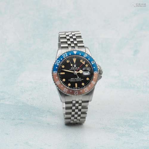 Rolex. A stainless steel manual wind calendar bracelet watch...