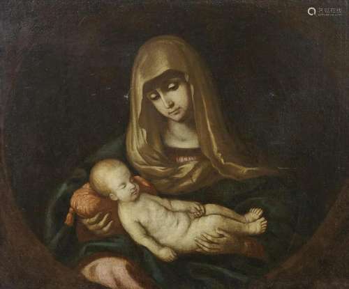 ARTISTA DEL XVII SECOLO Madonna with Child.