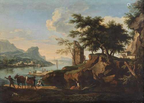 ARTISTA CENTROITALIANO DEL XVIII SECOLO Seascape with