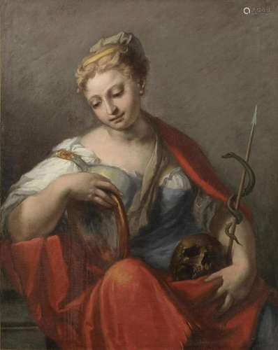 GIROLAMO BRUSAFERRO Allegory of Prudence.