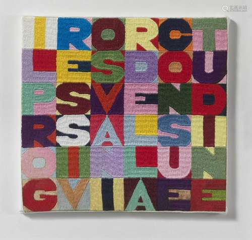 ALIGHIERO BOETTI Il progressivo svanire della