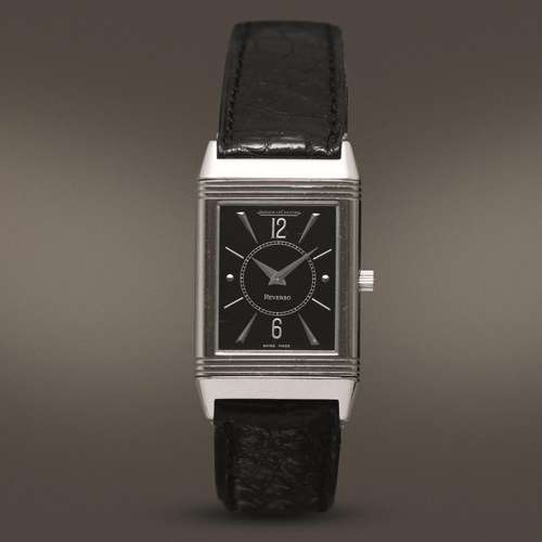 JAEGER LE COULTRE - Reverso in oro bianco 18k misura media c...