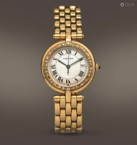 CARTIER - Panthere Vendome in oro giallo 18k, ghiera con bri...