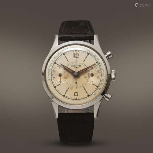 HEUER - Pre-Carrera ref 3336, Raro cronografo due contatori ...