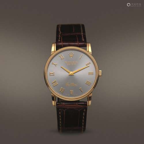 ROLEX - Elegante Cellini ref 5116, carica manuale con quadra...