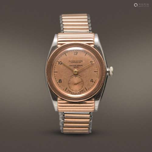 ROLEX - Ovetto con anse Cachè acciaio e oro rosa 18k con bra...