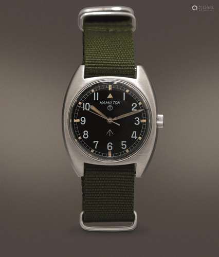 HAMILTON - W10 orologio militare con cassa tonneau monoblocc...