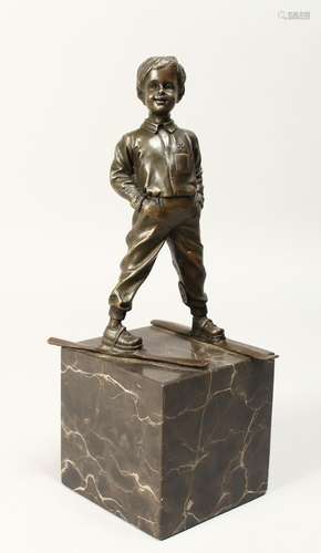 AFTER FERDINAND PRIESS (1882 - 1943) GERMAN A BRONZE FIGURE ...