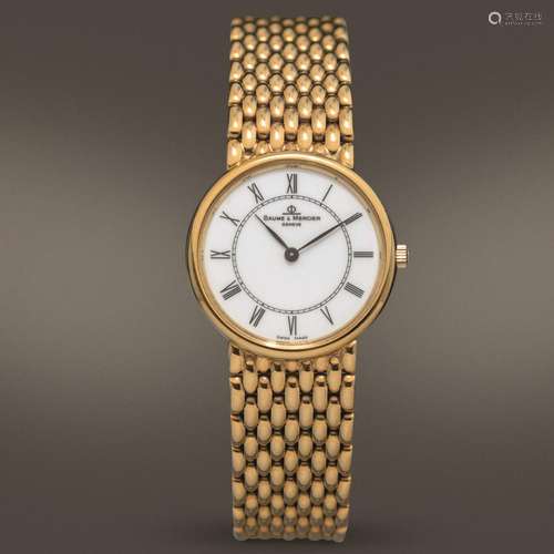 BAUME & MERCIER - Elegante orologio da donna in oro 18k ...