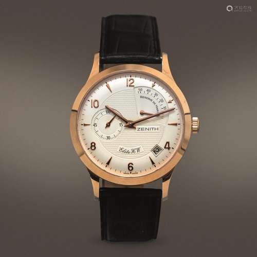 ZENITH - Elite HW oro rosa 18k con riserva di carica, datari...