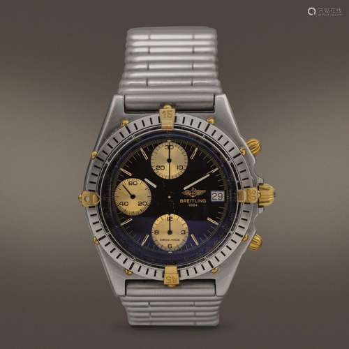 BREITLING - Chronomat acciaio e oro, ref B13047, bracciale R...