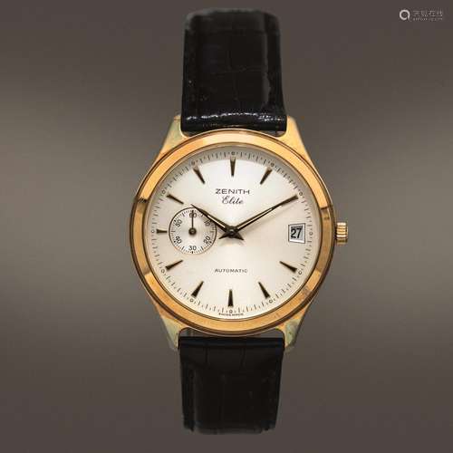 ZENITH - Elite automatico in oro 18k con datario, secondi al...