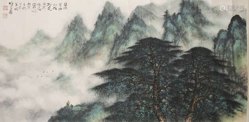 黎雄才 山水