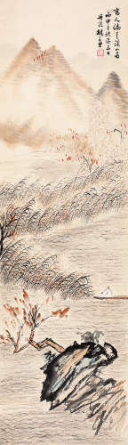 胡若思(1916—2004) 山水 纸本立轴