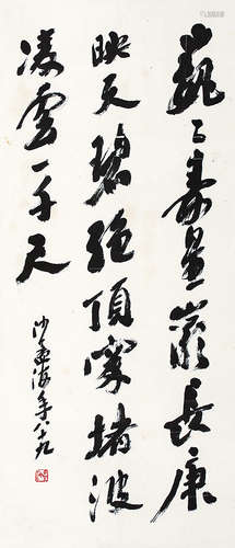 沙孟海（1900-1992） 书法 立轴