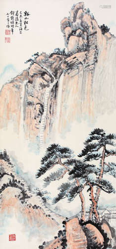 钱镜塘（1907-1983） 山水 立轴