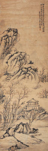 陈崇光（1838—1896） 山水 立轴