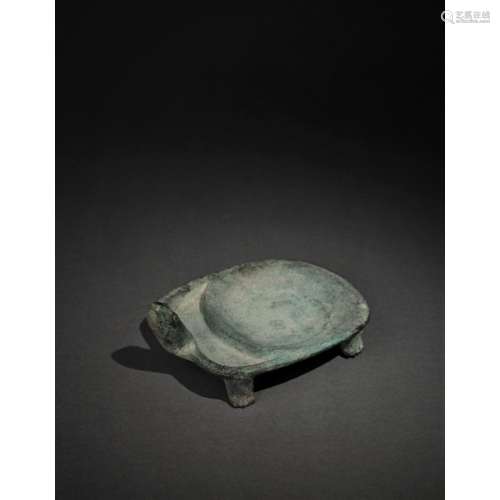 漢-唐 青銅龜形硯