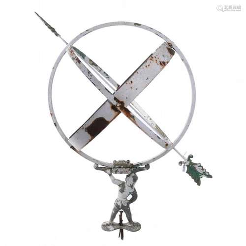 ARMILLARY SPHERE FOR GARDEN, 20TH CENTURY.