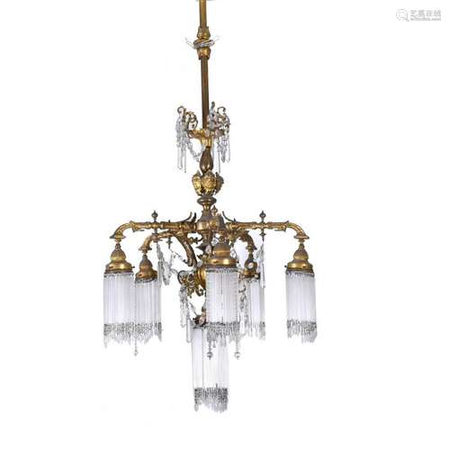 SPANISH CEILING LAMP, 20TH CENTURY.