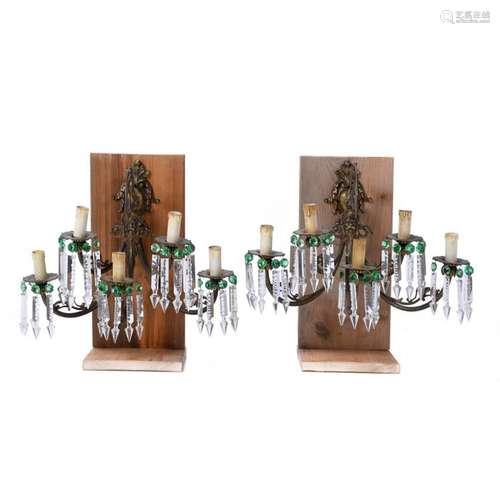 PAIR OF FRENCH SCONCES, LATE 19TH - EARLY 20TH CENTURY.