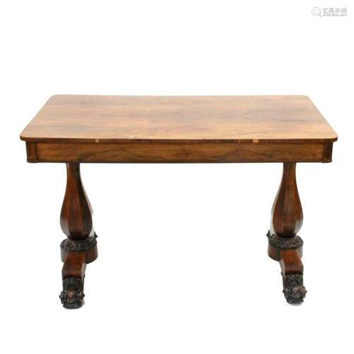 ENGLISH TABLE, 19TH CENTURY.