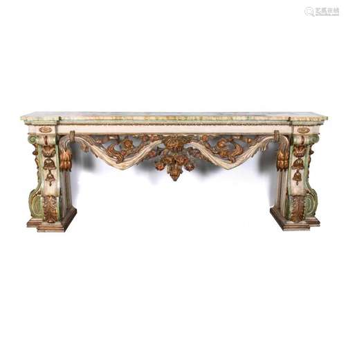 PIERRE LOTTIER (FRANCE, 20TH CENTURY). WALL CONSOLE.