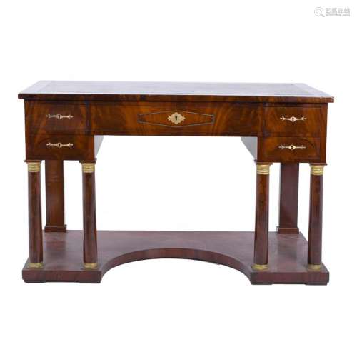 FRENCH EMPIRE-STYLE CONSOLE, LATE 19TH - EARLY 20TH CENTURY.