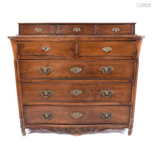 CATALAN "CASTELLET" CHEST OF DRAWERS, LAST QUARTER...