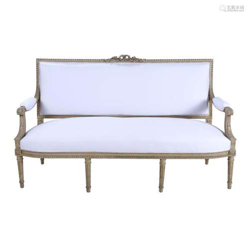 DIRECTORY STYLE SOFA, 20TH CENTURY.