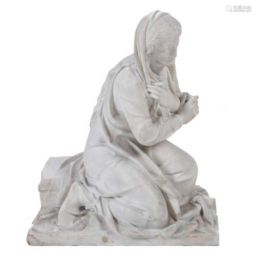 ITALIAN SCHOOL, 18TH-19TH CENTURIES. "MADONNA OR HOLY W...