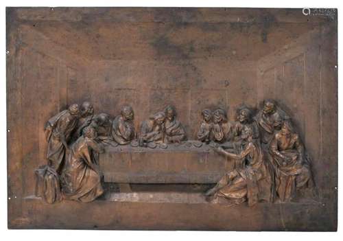 ENRIC CLARASÓ (1857-1941). "THE LAST SUPPER".