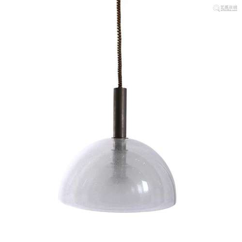 CEILING LAMP, PROBABLY ITALIAN, 1970'S.