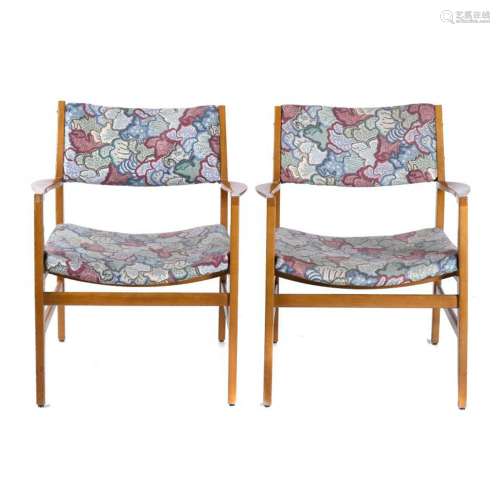 PAIR OF NORDIC CHAIRS, MID 20TH CENTURY.