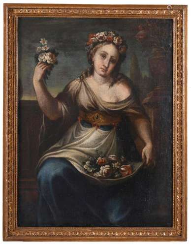 18TH CENTURY FRENCH SCHOOL. "FLORA".