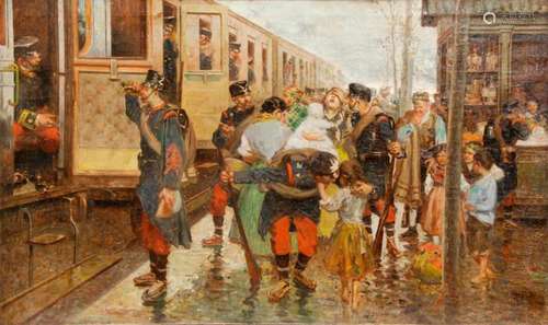 ALBERTO PLA I RUBIÓ (1867-1937). "¡TO WAR!" VALENC...