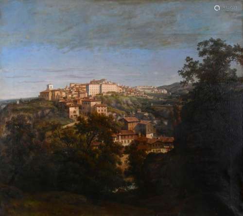 MICHEL GOUTAY-RIQUET (1804 o 1806-1858). "VIEW OF THIER...