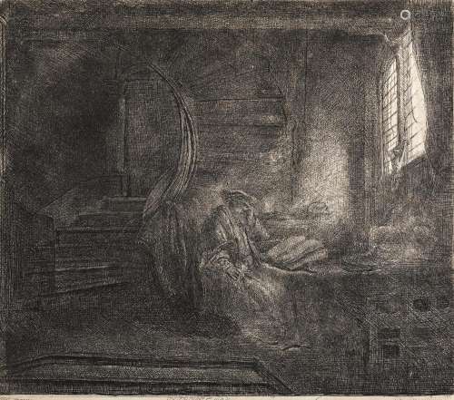 Rembrandt Harmenszonn van Rijn, San Girolamo nello studio (1...