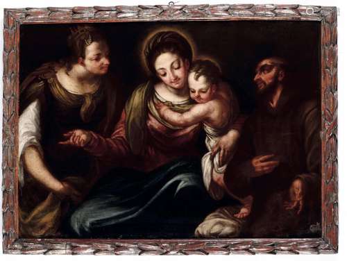 Madonna con Bambino e Santi Scuola genovese del XVIII secolo