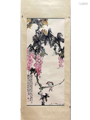Ink Painting Of Brid - Zhao Shaoang , China