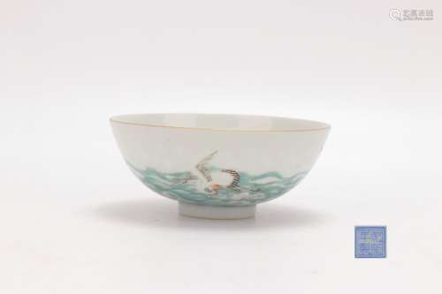 Qianlong Period Famille Rose Porcelain Bowl, China